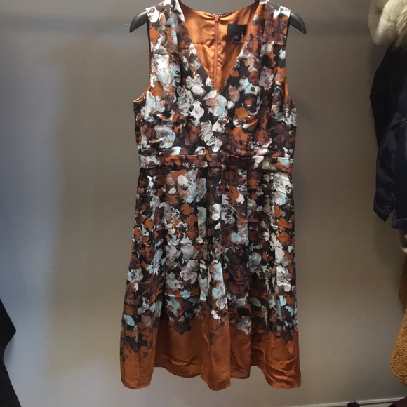 J.Crew Collection Floral Silk Dress Sz 10 NWT! - Picture 1 of 5